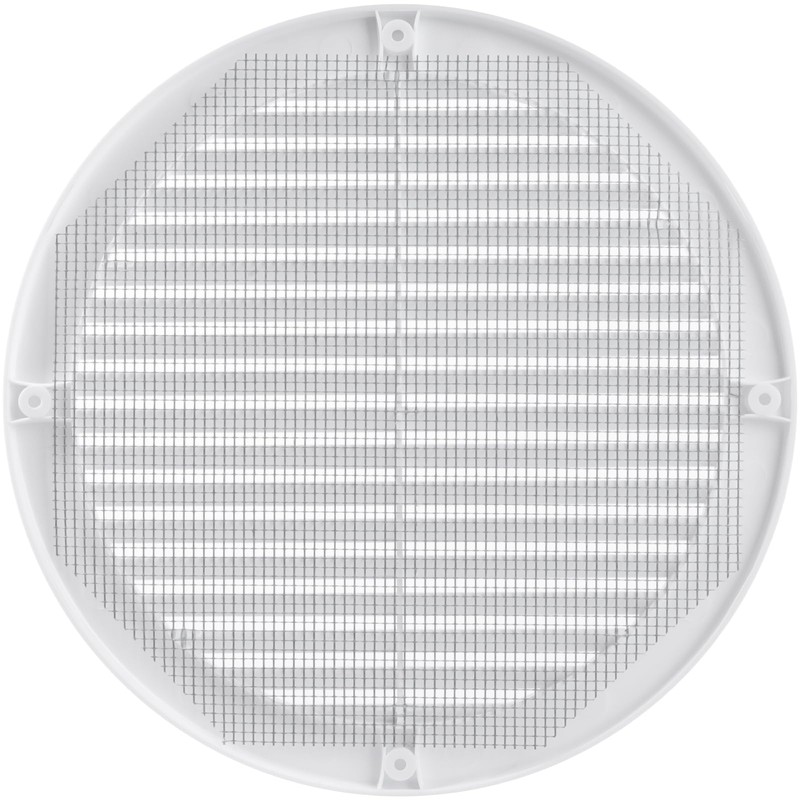 Ecopro Vent / Ø8" Inch Opening Diameter / White Round