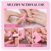 MelodySusie Mini Nail Buffer Block,100/180 Grit Double-Sided Sponge Nail File,Professional