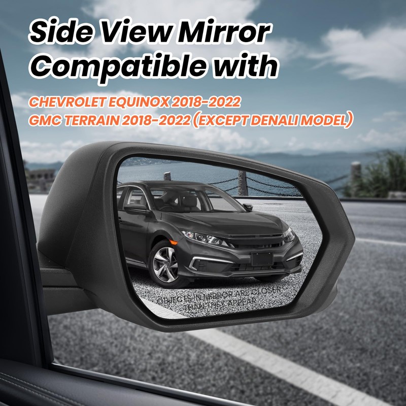 MOFOAP Right Passenger Side Mirror Compatible With 2018 2019 2020