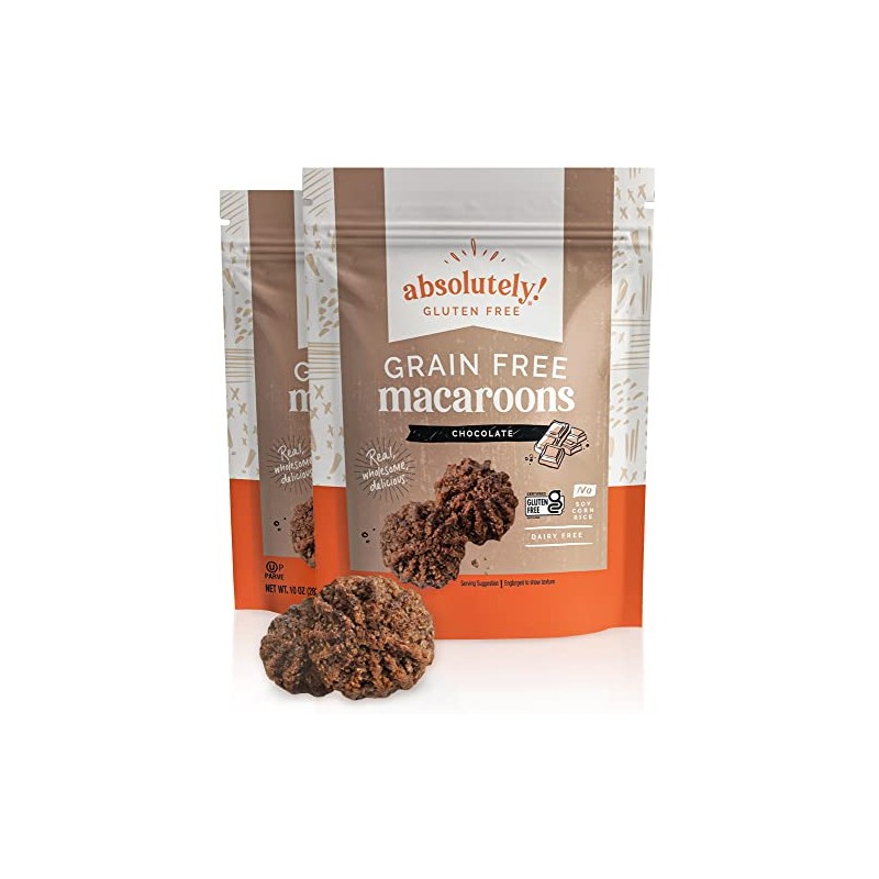 Absolutely Gluten Free Coconut Macaroons With Chocolate Drizzle, Grain Free,