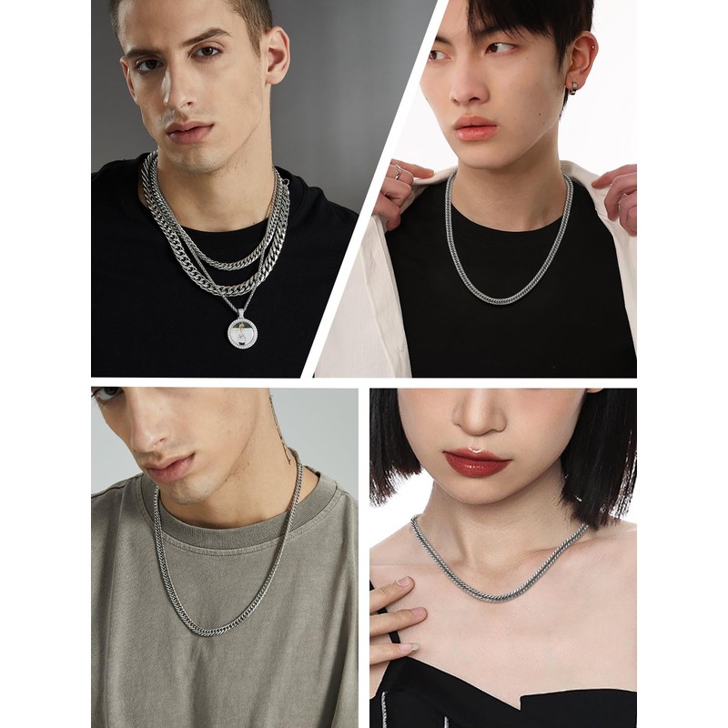 ChainsHouse 17.7 inches (45 cm), Hypoallergenic, Kihei Necklace, Men's, Popular,