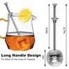 Numola Long Handle Tea Ball Stainless Steel, 2Pcs Premium Tea