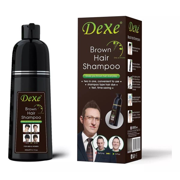 Dexe Shampoo Tinte Cafe Instantáneo 10 Min Sin Sal Shampo