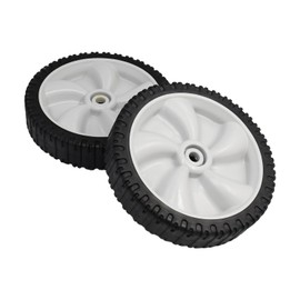 734-04581 634-0190A 2 Pcs 8“ Lawn Mower Wheels Compatible with MTD Craftsman Yard Man Husky 247376830 247393780 247393790 12A-469Q799 12AV569R090 12BGB2S6783 12AVB2BG704