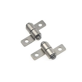 2Pcs Torque Hinge Shaft 360 Degree Flip Hinge, Positioning Hinges for Cabinets Boxes Equipment Doors (Small)