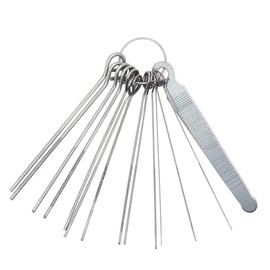 Alnicov Stainless Steel 13 Needle Guitar Nut Bridge Lima Saddle Guitar Set Sharpening Stones for Electric Acoustic Guitar Ukulele Electric Bass