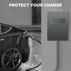 Wall EV Charger Protective Box,Portable Charger Station Box with Swipe