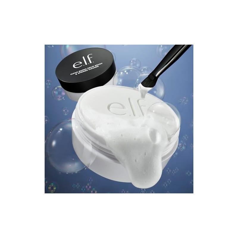 e.l.f. Clean Queen - Limpiador de brochas y esponjas sólidas