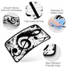 Hobbspring 1pc Center Console Armrest Cover Pad 32x19cm Music Note