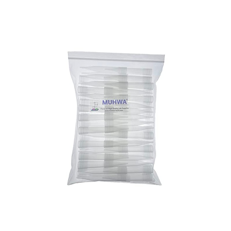 MUHWA 5ml Short Pipette Tip, 5mL Big Diameter Pipette Tips,