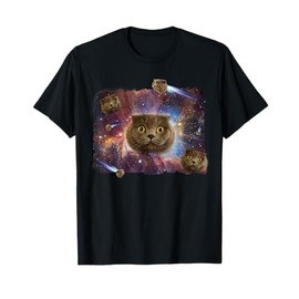 Scottish Fold Cat Comet Shirt T-Shirt for Men Women Girls Kids