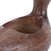 Duck Shaped Planter Resin Waterproof Decorative Animal Flower Pot for
