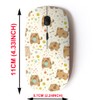 2.4G Wireless Mouse with Cute Pattern Design for All Laptops