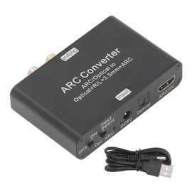 Digital to Analog Audio Converter 192KHZ Optical to RCA 3.5mm Stereo Audio Adapter for Amplifier Speaker TV