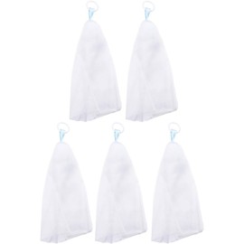 Baluue 5 Unidades Red Espumosa de Color Claro para Jabón Facial y Corporal, Malla Crear Espuma Densa y Eliminar Suciedad Eficazmente Color Aleatorio