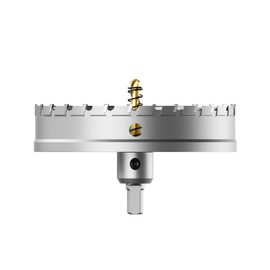 GSTK Upgraded Heavy Duty Carbide Hole Saw 150mm|5-29/32",Metal Steel Hole Saw Drill Bit,TCT Hole Cutter-Alloy Hardness Upgraded, Life Upgraded, Ideal for Stainless Steel, mild Steel, Iron, Copper,etc
