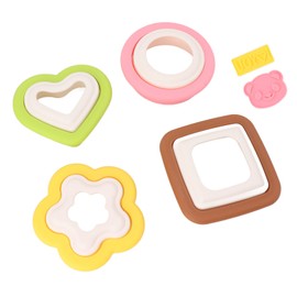 Juego de 10 Cortadores y Selladores de Sándwich, Selladores de Sándwich y Cortadores de Verduras, Galletas para Niños, Cortador de Frutas y Verduras