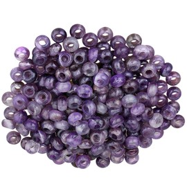 mookaitedecor Natural Gemstone Beads with Large Hole Loose Charm Beads for Jewellery Making DIY Projects – Pack of 20