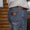 Tourbon Genuine Leather Pocket Protector for Men Durable Tool Pouch