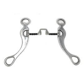 AJ Tack Aluminum Cheek Sweet Iron Square Twist Correction Bit