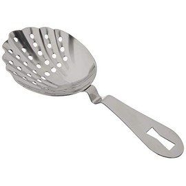 Barfly Premium Scalloped Julep Strainer, Stainless Steel, 17.78 x 7.3 x 2.22 cm