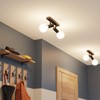 ledscom.de Ceiling Light FARE, 2-Light, Black matt, 2X E27 max.