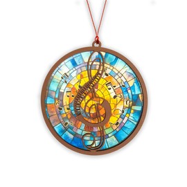 Christmas Ornaments 2025, Musical Note Ornament Decorations, Music Teacher Gifts for Men Women, Holiday Present Ideas Hanging Ornaments, Music Ornaments Gifts for Music Lovers Women Men Friends