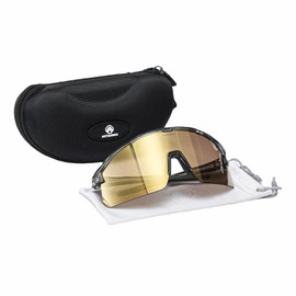 ASTARIKO Baseball Sunglasses for Men & Women – UV400 Protection, Polarized Anti-Slip TR90 Frame Glasses for Running, Cycling, Sports & Outdoor Activities (Gold)