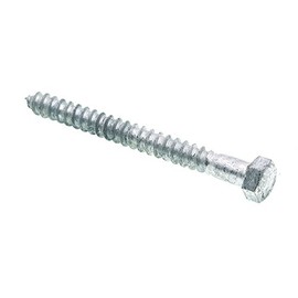Prime-Line 9056410 Hex Lag Screws, 3/8 In. X 4 In., A307 Grade A Hot Dip Galvanized Steel (50 Pack)
