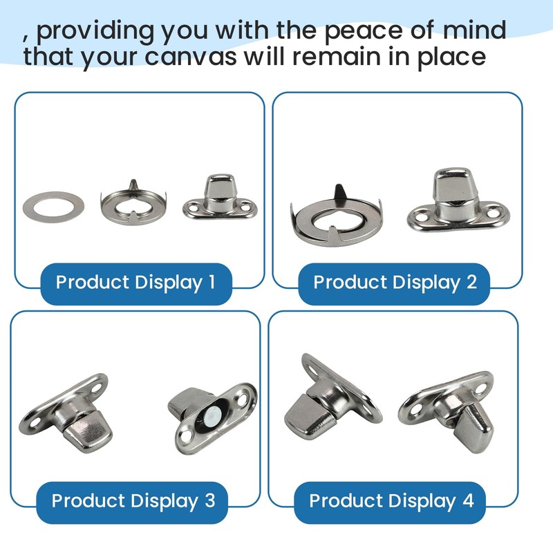 FutureHight 20 Sets Marine Grade Twist Lock Fasteners Rotary Knob
