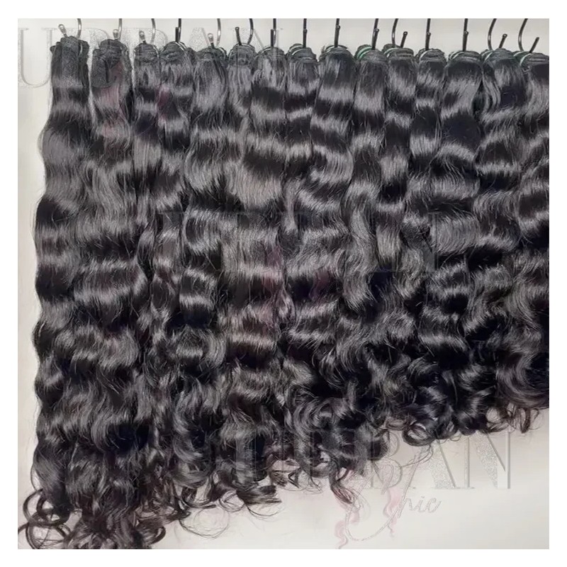 Unprocessed Raw Vietnamese Burmese Human Hair Bundles Full Cuticle Aligned