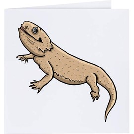 'Bearded Dragon' Blank Greeting Card (GC00035530)