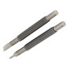Nail Set Tool 2 Pcs High Carbon Steel Double Ended