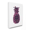 Stupell Industries Fashioner Pineapple Pink Black Watercolor, Design by Artist
