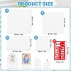 160 Pcs Packing Foam Pouches Kit with Fragile Label Sheet