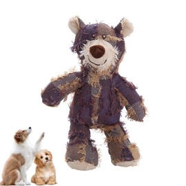 GWAWG Dog Toy Indestructible Dog Toy Squeaky Plush Dog Toy Puppy Destroying Bear Plush Bear Dog Toy Squeaky Plush Dog Toy Indestructible Bear for Small Dog
