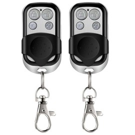 2 Piezas Llavero De Control Remoto Cloning Control Remoto InalÁMbrico Llavero 50-100 M Rango De Control Remoto Un Clic Antirrobo,Apto para Todos Puertas Luces Y Otros Productos De 433 MHz (negro)