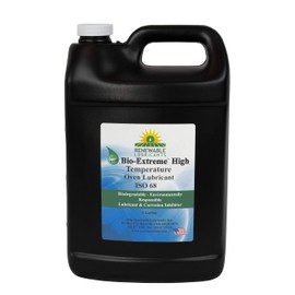 Renewable Lubricants Bio-Extreme ISO 68 High Temperature Oven Lubricant, 1 Gallon Bottle, White (81853)