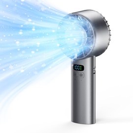 Timorn Portable Handheld Fan Rechargeable: 100 Speed Mini Fan Blow Cold Air, Powerful Cooling Hand Fan Battery Operated, Wider Wind Personal Fan, Quiet Hand Held Fan for Travel, Makeup, Concert
