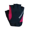 Roeckl Sports Cycling Gloves Basel, Performance Unisex Finger Gloves, Black/Raspberry