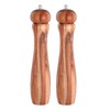 JS Gourmet Acacia Light Wood Pepper and Salt Mill Grinder