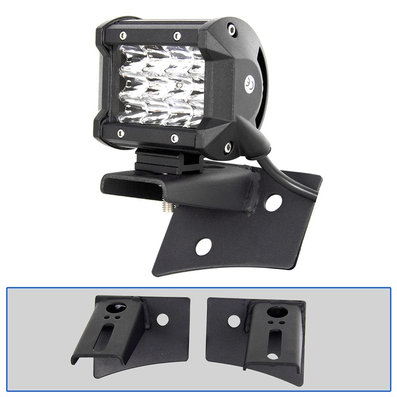 RIGIDON 2 Pcs Car LED Headlight Bracket, Aluminum Metal Headlight