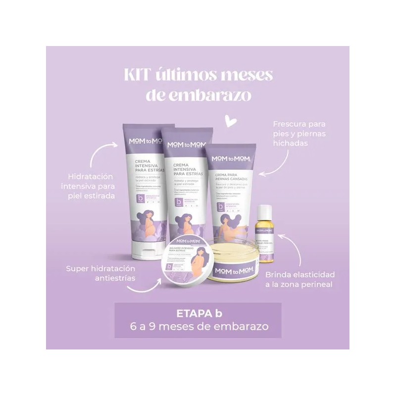 Mom To Mom Kit Etapa B Hidratacion Intensiva Contra Estras