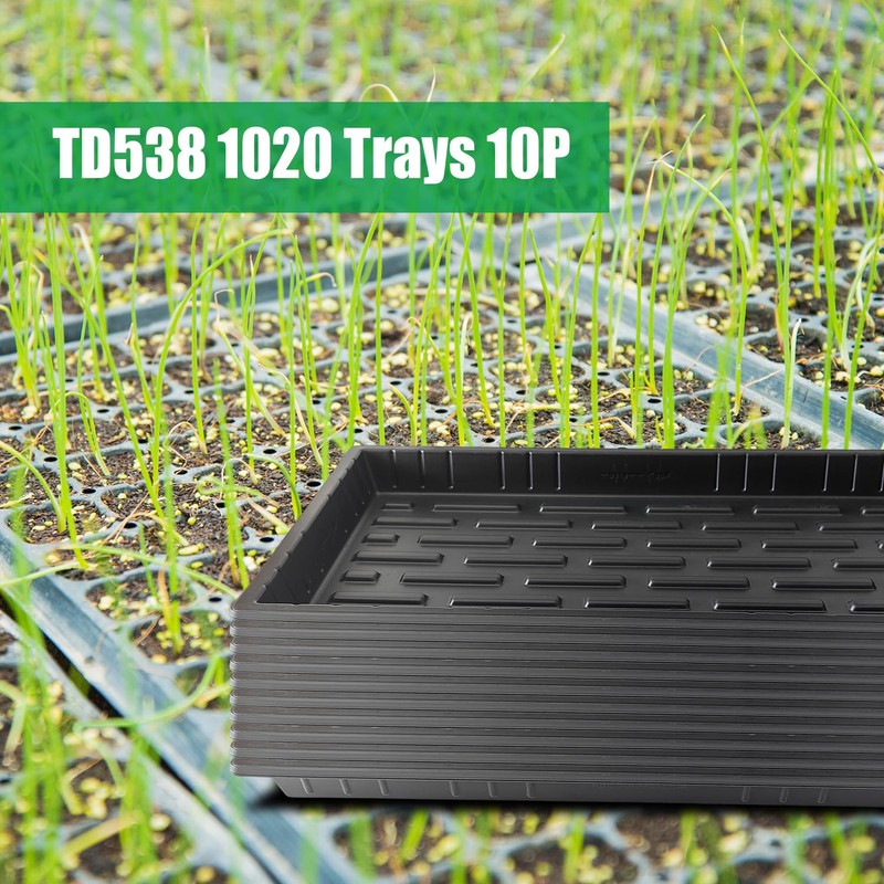 RooTrimmer 10 Pack 1020 Seed Starter Trays and 10 Pcs