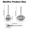 Mixiflor 99 Pcs Wire Brushes Set,Steel Wire Wheels Pen Brushes