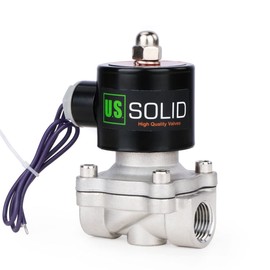1/2" Stainless Steel Electric Solenoid Valve 12V DC G Thread Normally Closed VITON from U.S. SOLID