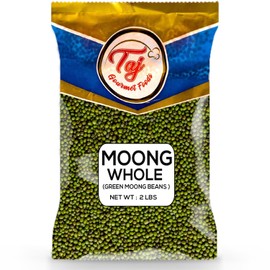 TAJ Gourmet Foods TAJ Moong Whole 2-Pounds (Sprout Ready) Whole Mung Beans