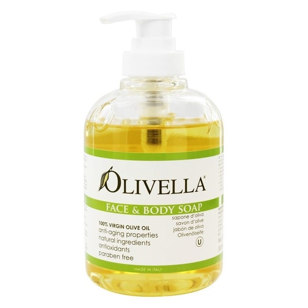 Olivella Liquid Soap 6-pack x 10.14 oz - 300 ml Pump Bottles Made in Italy
