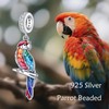 ONEFINITY Parrot Charm Beads Fits Bracelets Necklace 925 Sterling Silver