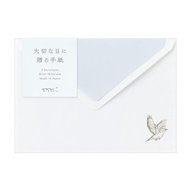 Midori Envelope for Special Occasions, Western 2 A6, Bird Pattern 20596006